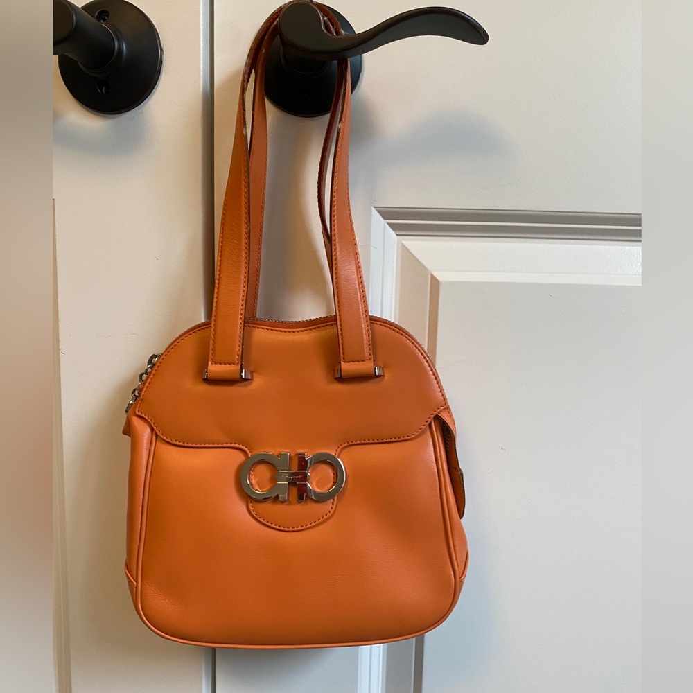 Vintage Ferragamo Gancini 2way Bag